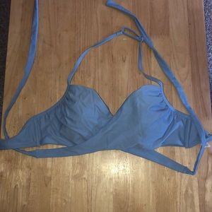 Light blue bikini top